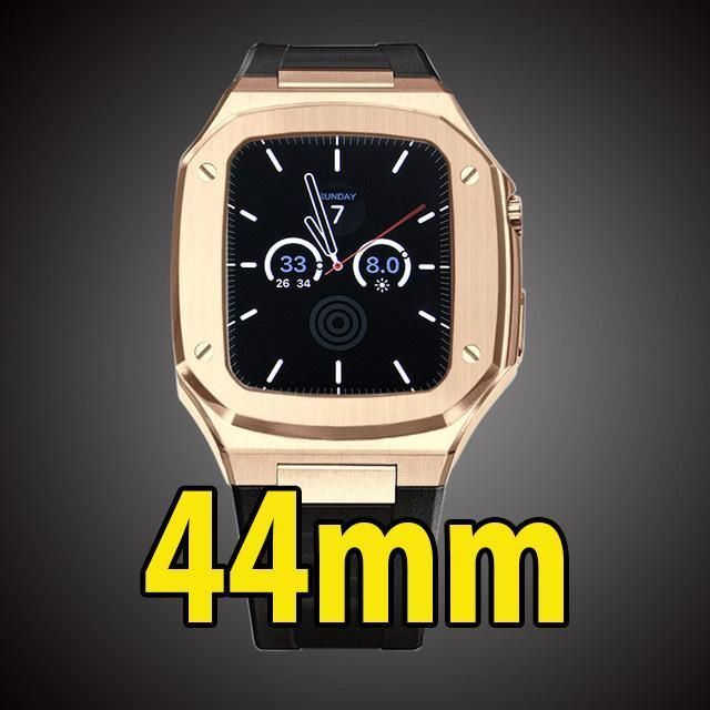 【新品】apple watch 44mm メタルケース ローズゴールド