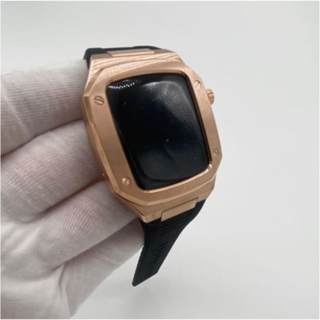 【新品】apple watch 44mm メタルケース ローズゴールド