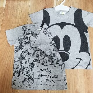 ディズニー(Disney)のミッキー　2枚セット(Tシャツ/カットソー)