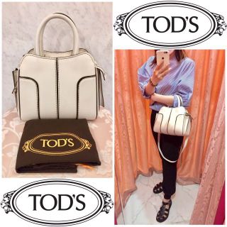 トッズ(TOD'S)のTOD'S トッズ sella mini/セラ ミニ レザー2Wayハンドバッグ(ハンドバッグ)