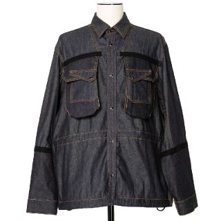 サカイ(sacai)の22ss サイズ２ 新品 sacai Denim Blouson(Gジャン/デニムジャケット)