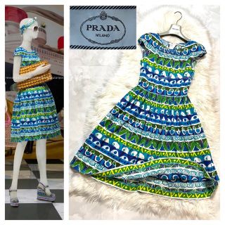 プラダ ワンピース(ブルー・ネイビー/青色系)の通販 49点 | PRADAの
