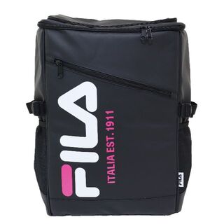 FILA フィラ リュック デイバック センターロゴ 容量23L★ブラック新品