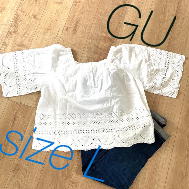 GU(ジーユー)のGU スクエアネックブラウス レディースのトップス(シャツ/ブラウス(半袖/袖なし))の商品写真