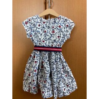 プチバトー(PETIT BATEAU)のプチバトー　花柄ワンピース　4ans/104cm(ワンピース)