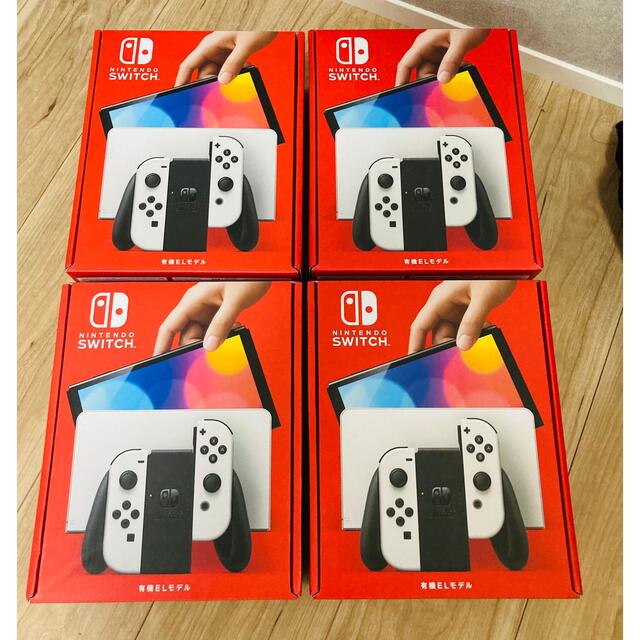 Nintendo Switch - 【即日発送可】Switch 有機ELモデル ホワイト　4台