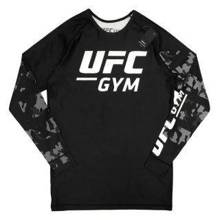 ニューヨーク限定UFCGYMアルティメットファイティングラッシュガードXL灰(Tシャツ/カットソー(七分/長袖))