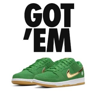 ナイキ(NIKE)のNIKE  SB  DUNK  LOW   PRO  "SHAMROCK"(スニーカー)