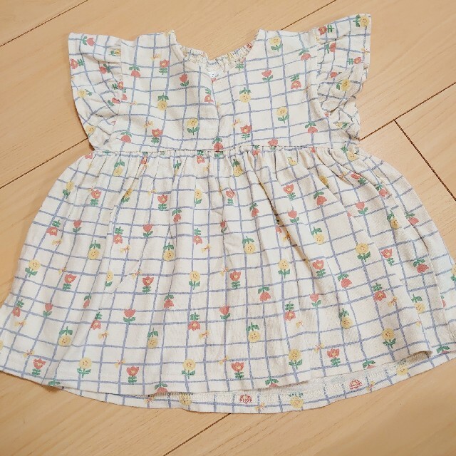 futafuta(フタフタ)のfutafuta　チュニック　90 キッズ/ベビー/マタニティのキッズ服女の子用(90cm~)(Tシャツ/カットソー)の商品写真