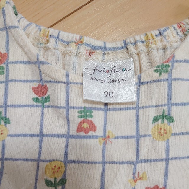 futafuta(フタフタ)のfutafuta　チュニック　90 キッズ/ベビー/マタニティのキッズ服女の子用(90cm~)(Tシャツ/カットソー)の商品写真