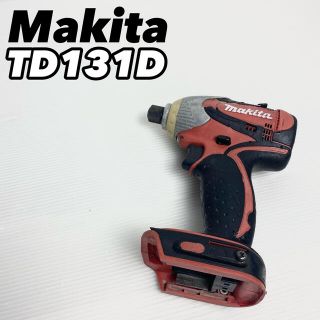 マキタ(Makita)の【動作品】MAKITA マキタ インパクトドライバー TD131D 本体のみ 赤(その他)