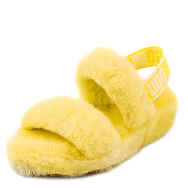 サンダルサンダル UGG OH YEAH SLIDE イエロー 25cm