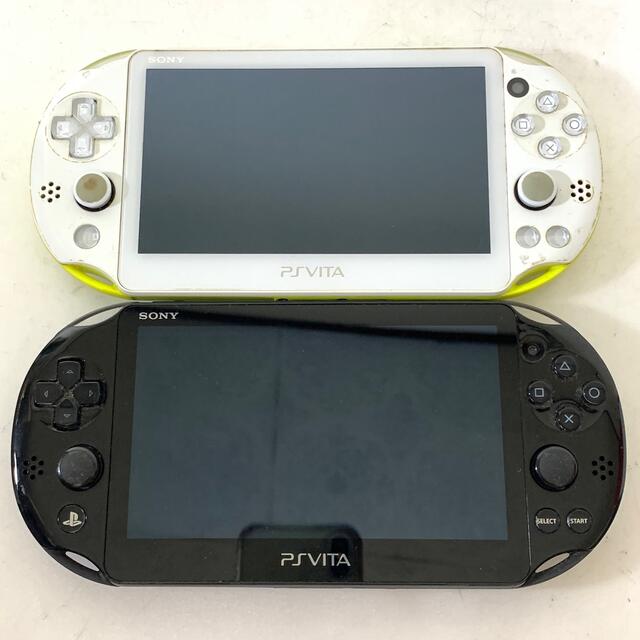 PSvita PCH-2000 本体2台まとめて　USEDジャンク品 エンタメ/ホビーのゲームソフト/ゲーム機本体(携帯用ゲーム機本体)の商品写真