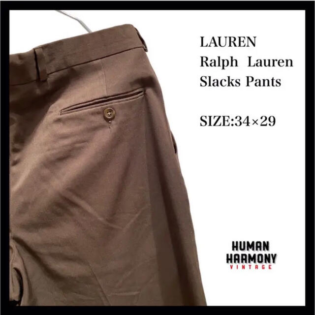 Ralph Lauren(ラルフローレン)のLAUREN Ralph Lauren ラルフローレン　スラックスパンツ　古着 メンズのパンツ(スラックス)の商品写真