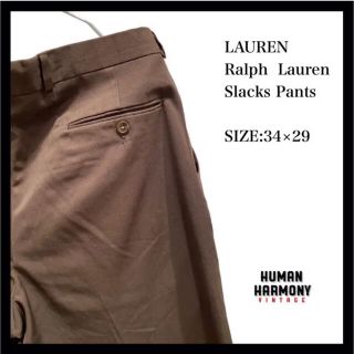 ラルフローレン(Ralph Lauren)のLAUREN Ralph Lauren ラルフローレン　スラックスパンツ　古着(スラックス)