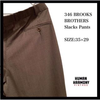 346 BROOKS BROTHERS スラックスパンツ　Slacks 古着(スラックス)