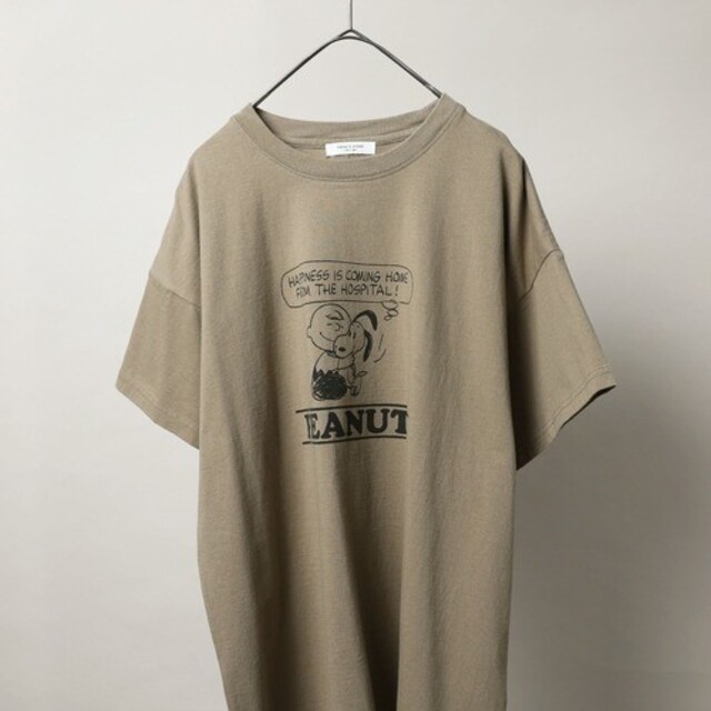 FREAK'S STORE(フリークスストア)の新品 PEANUTS フリークスストア 限定 Tシャツ ブラウン レディースのトップス(Tシャツ(半袖/袖なし))の商品写真