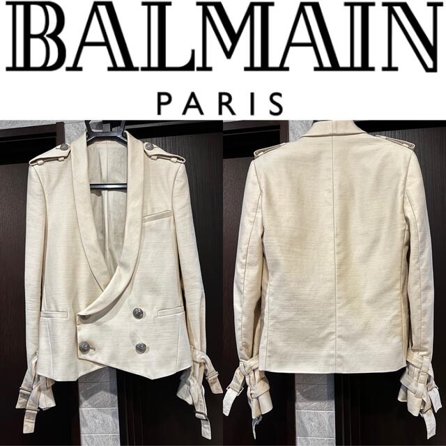 おしゃれBALMAIN HOMME バルマンオム ショールカラー テーラードジャケット