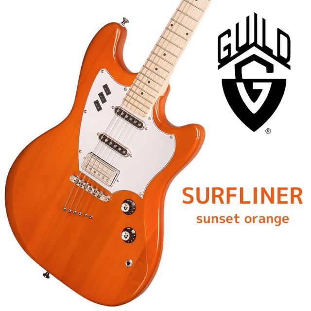 GUILD surfliner sunset orange ギルド エレキギター