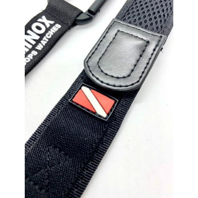 Luminox(ルミノックス)のラスト1本★ ルミノックス★Scott 限定Strap 赤ロゴ★+カラビナ メンズの時計(レザーベルト)の商品写真