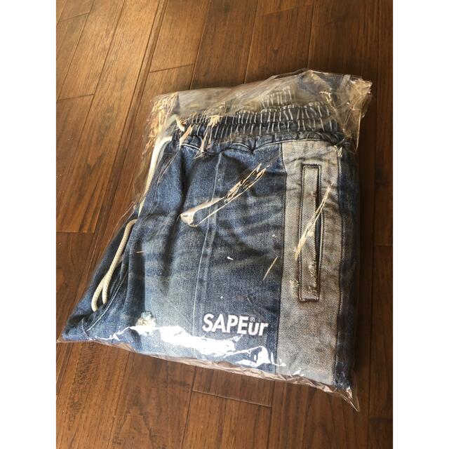 ついに再販開始！】 VINTAGE SAPEur DENIM Lサイズ TRACKPANTS デニム