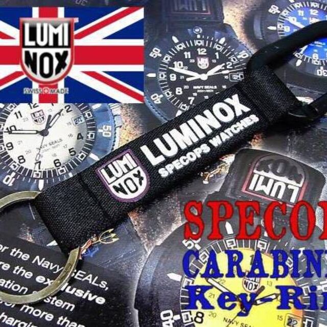 Luminox(ルミノックス)の2013’s★ ルミノックス★Scott 限定Strap 青ロゴ★+カラビナ メンズの時計(レザーベルト)の商品写真