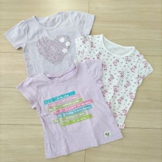 Tシャツ　3枚セット　保育園のお着替えに！　100〜110cm(Tシャツ/カットソー)