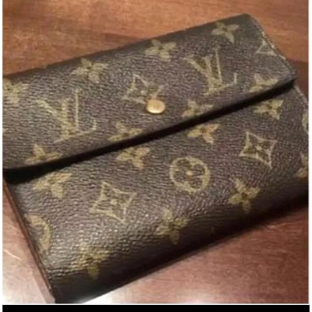 LOUIS VUITTON(ルイヴィトン)の【美品】ルイ ヴィトン モノグラム 三つ折り財布(*´꒳`*) レディースのファッション小物(財布)の商品写真