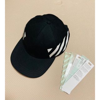 オフホワイト(OFF-WHITE)のOff-White オフホワイト 王道デザイン バイアスキャップ(キャップ)