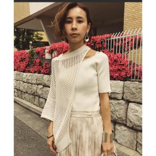 アメリヴィンテージ(Ameri VINTAGE)の美品 Ameri vintage MESH LAYERED KHIT TOP(セット/コーデ)