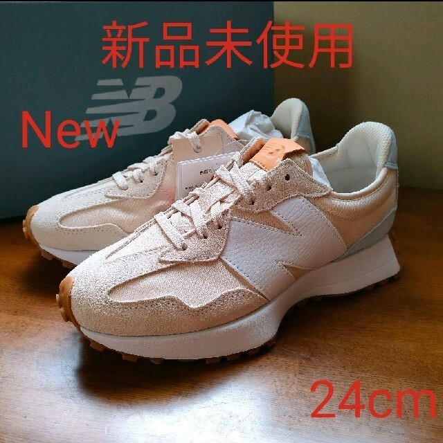 New Balance(ニューバランス)の★【新品未使用】ニューバランスWS327RB 24cm BEIGE/BLUE レディースの靴/シューズ(スニーカー)の商品写真