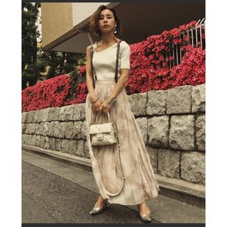 アメリヴィンテージ(Ameri VINTAGE)の新品タグ付きAmeri vintage CLOUDY PYTHON SKIRT(ロングスカート)