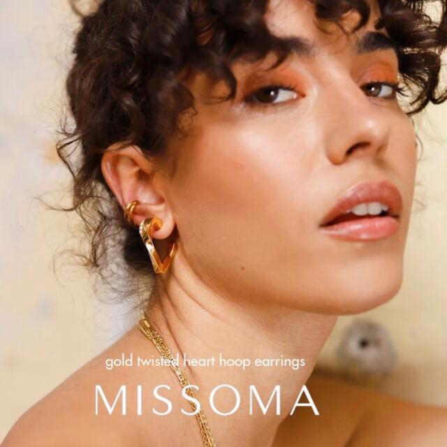 MISSOMA ミッソマ ゴールド ツイスト ハートピアス 18K 新品未使用