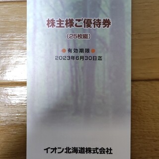 イオン北海道 株主優待券 2500円分(ショッピング)