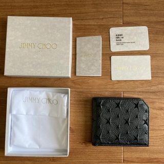 ジミーチュウ(JIMMY CHOO)の【未使用】ジミーチュウ　二つ折り財布　アルバニー(折り財布)