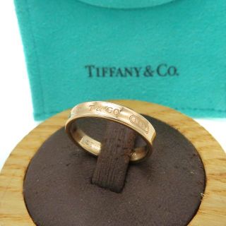 ティファニー(Tiffany & Co.)の希少 ティファニー ゴールド 1837 ナロー リング 750 K18 EL13(リング(指輪))