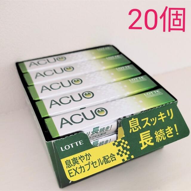 ロッテ　 LOTTE　 アクオ　ACUO　 グリーンミント　20個 コスメ/美容のオーラルケア(口臭防止/エチケット用品)の商品写真