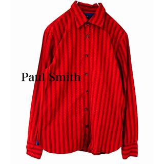ポールスミス(Paul Smith)の美品　Paul Smith ストライプ　ドット柄　シャツ　赤　青　マルチカラー(シャツ)