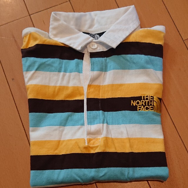 THE NORTH FACE(ザノースフェイス)の美品 ノースフェイス ポロシャツ 150 キッズ/ベビー/マタニティのキッズ服男の子用(90cm~)(Tシャツ/カットソー)の商品写真