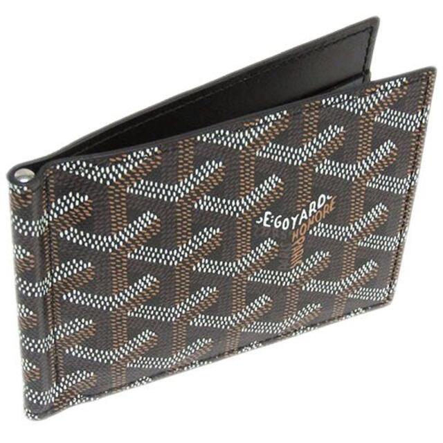 ャンバス GOYARD - ゴヤール 財布 二つ折り マネークリップ ノワール