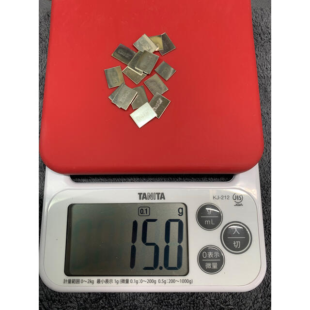 堤田貴金属 金パラ 15g 未使用品