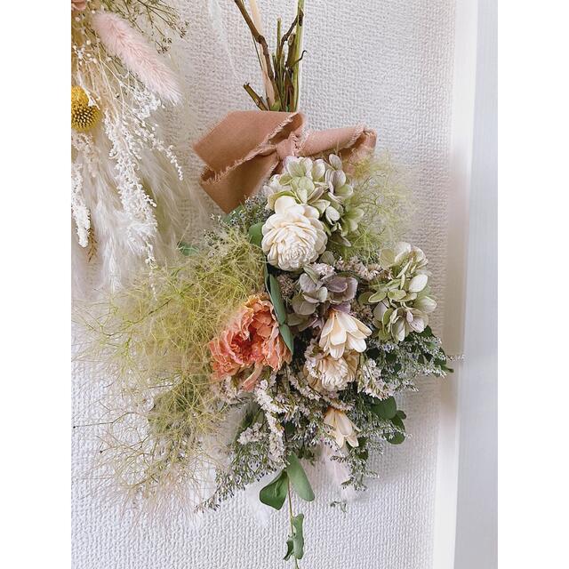 ラナンキュラスと紫陽花のふわふわスワッグ - nayaabhaandi.com