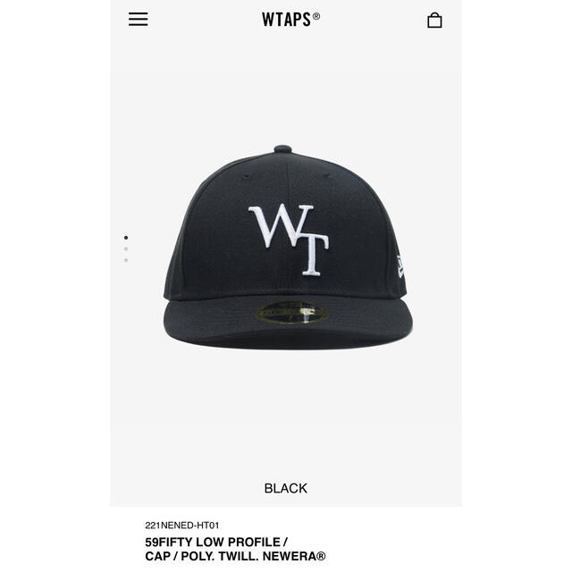 wtaps  xl ブラック　ニューエラ　キャップ　cap 新品