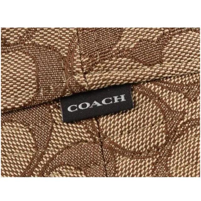 COACH(コーチ)の新品COACH(コーチ)ハット帽子シグネチャーユニセックスモデル保存袋付き レディースの帽子(ハット)の商品写真