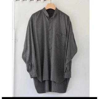 コモリ(COMOLI)の22SS COMOLI ヨリ杢プルオーバーシャツ サイズ3(シャツ)