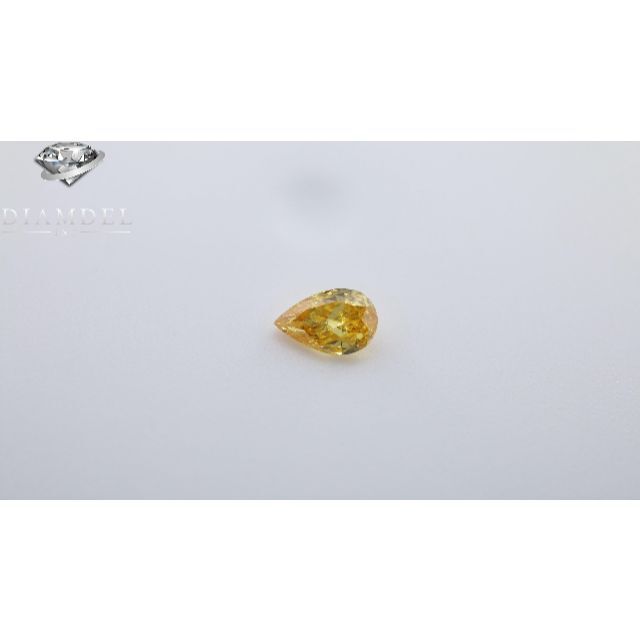 イエローダイヤモンドルース/ F.V.O. YELLOW/ 0.102 ct.