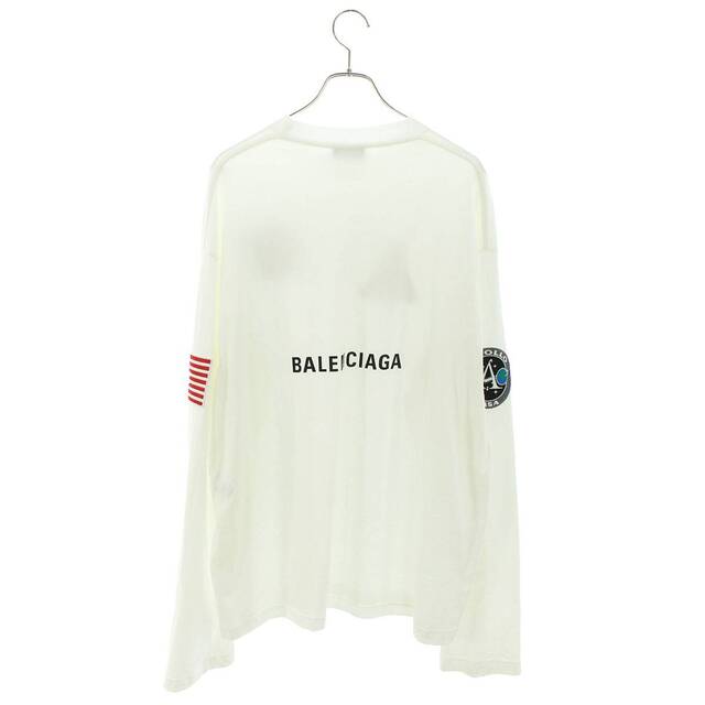 超美品の Balenciaga - S メンズ NASAワッペンバックロゴオーバー