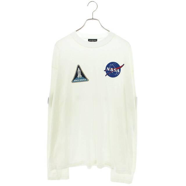 豪華 Balenciaga - S メンズ NASAワッペンバックロゴオーバーサイズ 豪華 Balenciaga - S メンズ NASAワッペンバックロゴオーバーサイズ