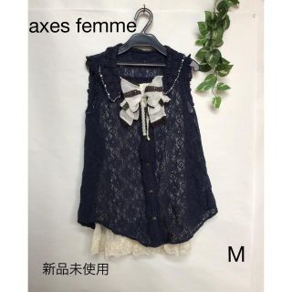 アクシーズファム(axes femme)の⭐︎新品未使用⭐︎axes femme トップス　sizeM(カットソー(半袖/袖なし))