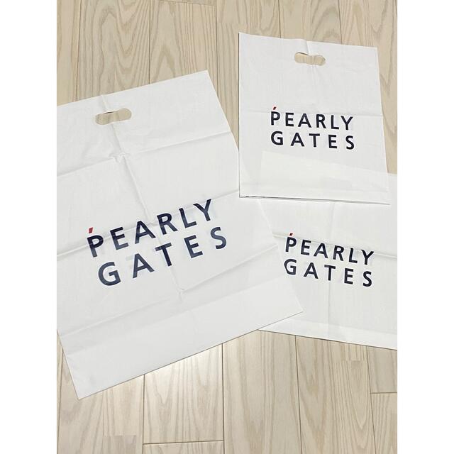 PEARLY GATES(パーリーゲイツ)の訳あり　パーリーゲイツ　ゴルフ　紙袋　ショップ袋　プレゼント　セット レディースのバッグ(ショップ袋)の商品写真